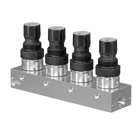 Master Pneumatic 4MAN ASSY 1/4IN, 1/8OUT R4T56M-1